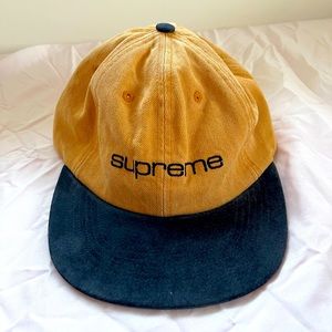 Supreme Denim Suede Compact 6 Panel